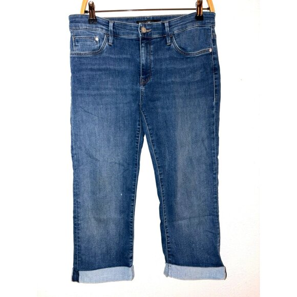 Mavi Marcia High-Rise Cuffed Capri Jeans Size 30 - Picture 1 of 10